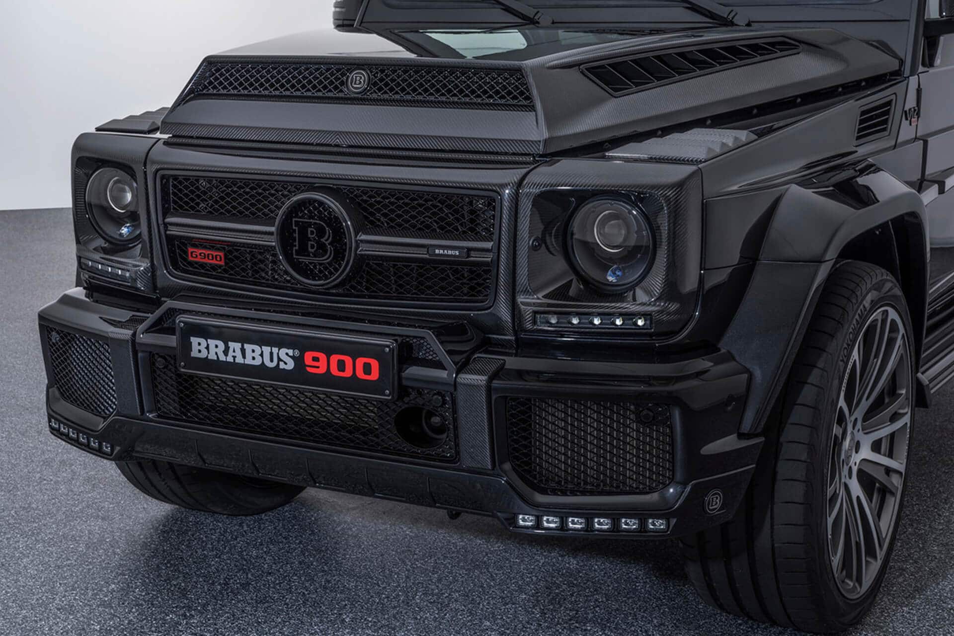 来自voxeljet的带内置压缩机外壳的Brabus G900。