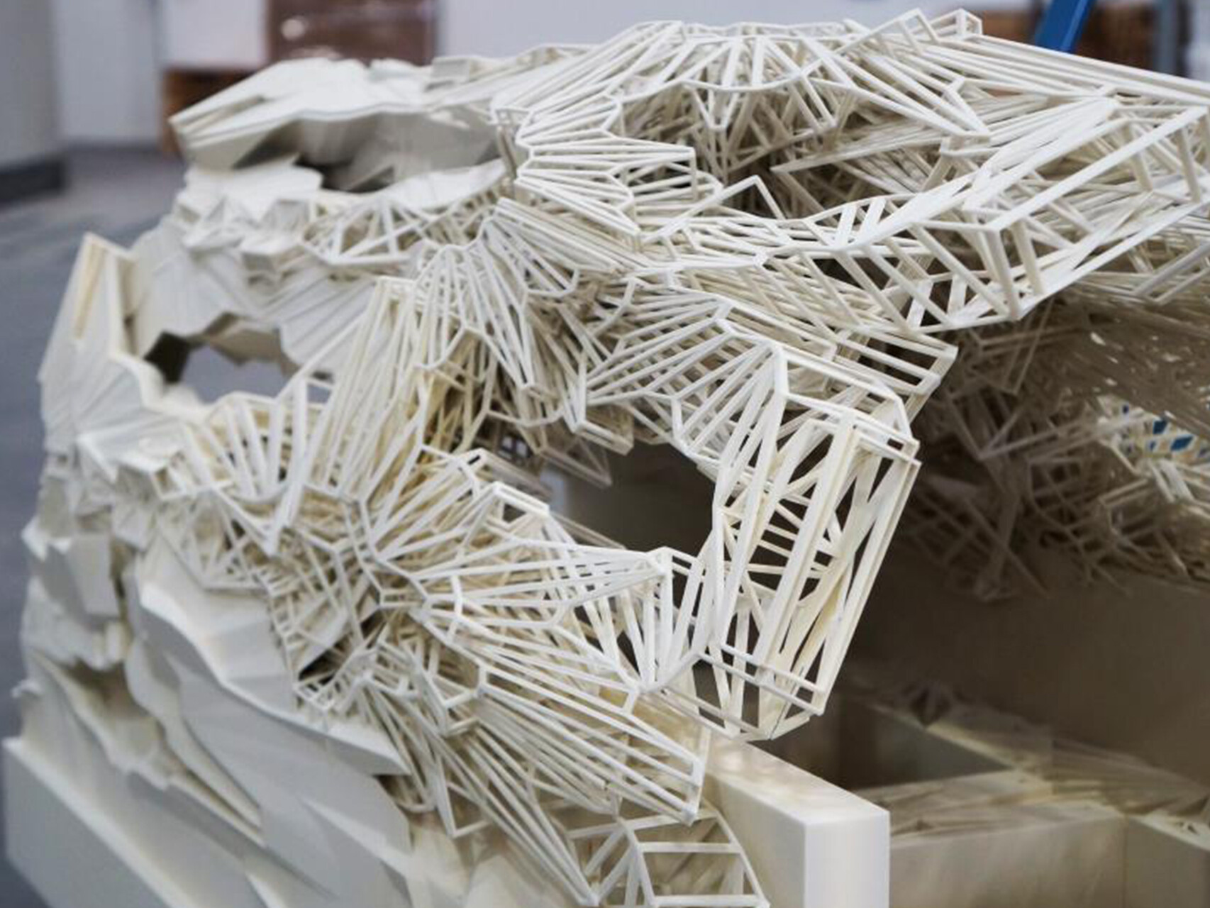 来自voxeljet 3D打印机的艺术雕像