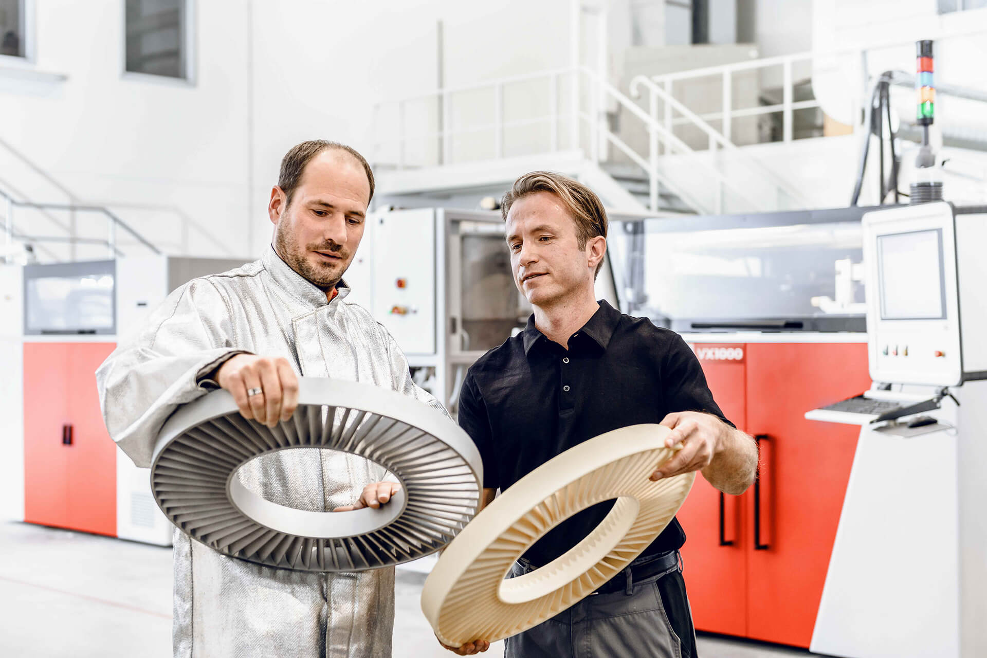 3d gedruckter Feingusskern aus pmma von voxeljet