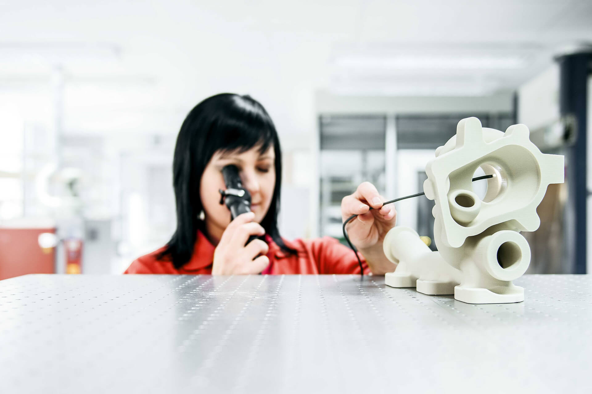 3d gedruckter Feingusskern aus pmma von voxeljet